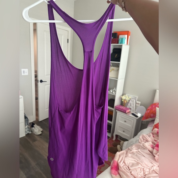 Lululemon Purple Racerback Tank Top - Picture 1 of 3